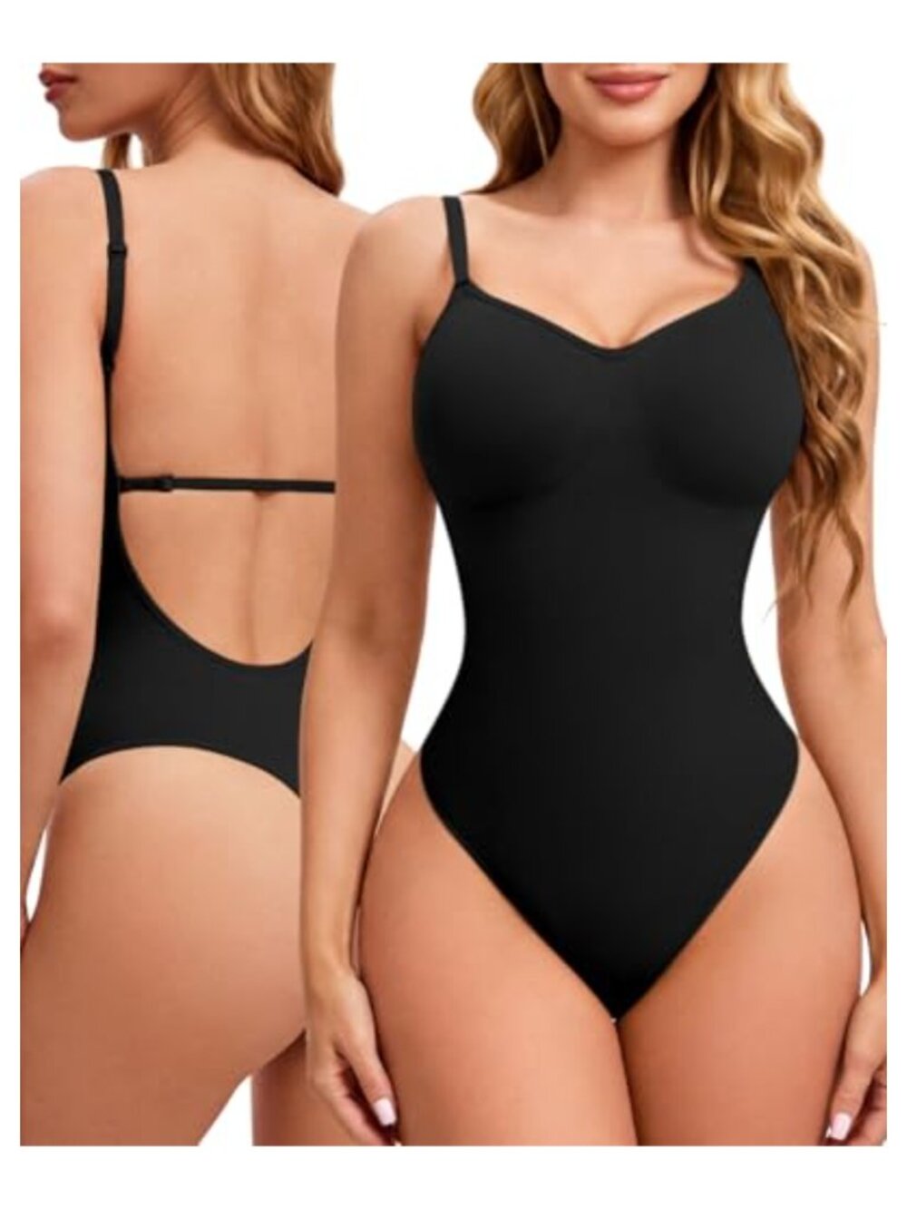 Backless Thong Shapewear Seamless Tummy Control Bodysuit